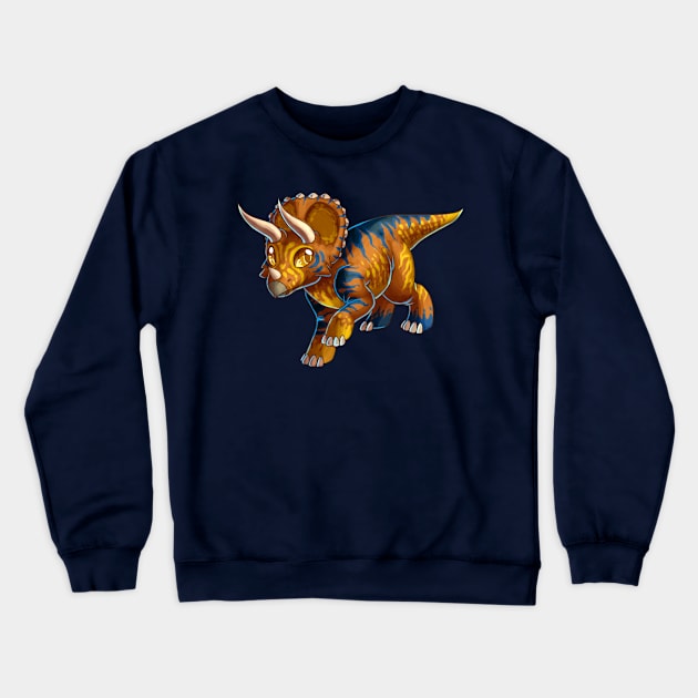 Triceratops Crewneck Sweatshirt by cometkins